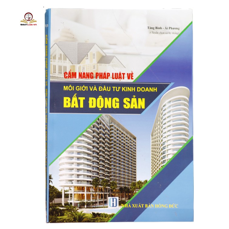 Sách- Cẩm nang pháp luật về môi giới và đầu tư kinh doanh bất động sản | WebRaoVat - webraovat.net.vn