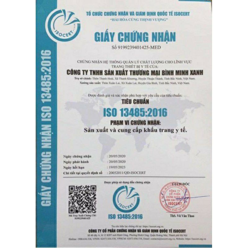 Khẩu Trang 3D Bảo Anh