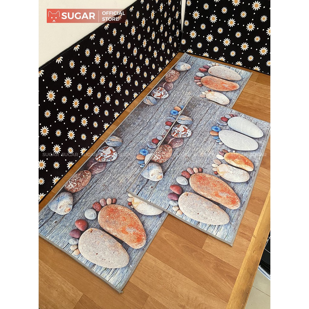 THẢM BẾP - THẢM LAU CHÂN CAO CẤP HIỆN ĐẠI ĐÁY CHỐNG TRƯỢT AN TOÀN - HÌNH DỄ THƯƠNG