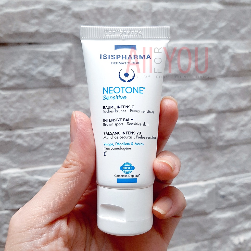 ISIS Pharma Neotone Sensitive 30mL - Kem Giảm Sạm Da, Tàn Nhang Cho Da Nhạy Cảm.