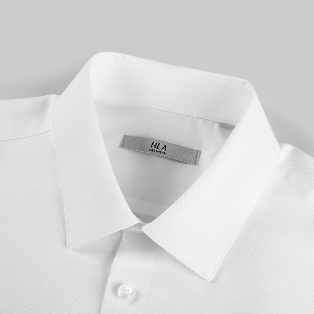 HLA - Áo Sơ Mi Nam Dài Tay Simple and Pure Color Long Sleeve Formal Shirt