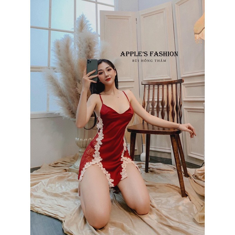 Váy ngủ sexy Quảng Châu - Váy ngủ sexy ren hông QUẢNG CHÂU - hàng có sẵn ( video kèm ảnh thật)