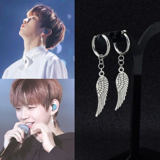 Khuyên tai WANNA ONE Kang Daniel Đôi cánh thiên thần đơn giản