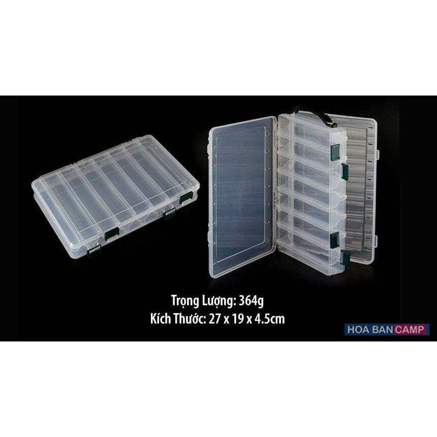 Hộp Đựng Mồi Lure 14 Ngăn 27x19cm