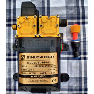 Bơm áp lực mini 12v bơm đôi SINLEADER, Bơm cao áp mini 12v cực mạnh