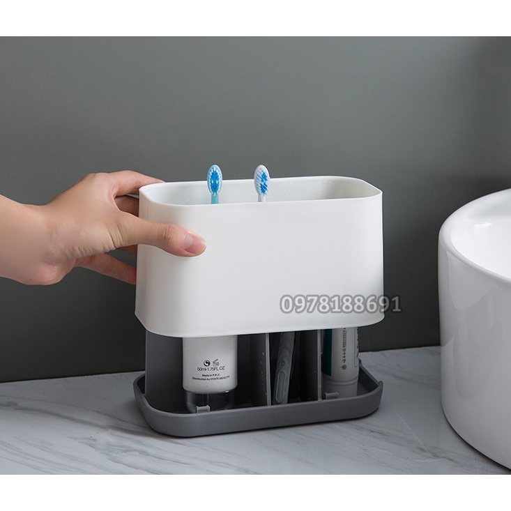 Giá Để Bàn Chải, Dụng Cụ Nhà Tắm Có Thể Tháo Rời - HM52