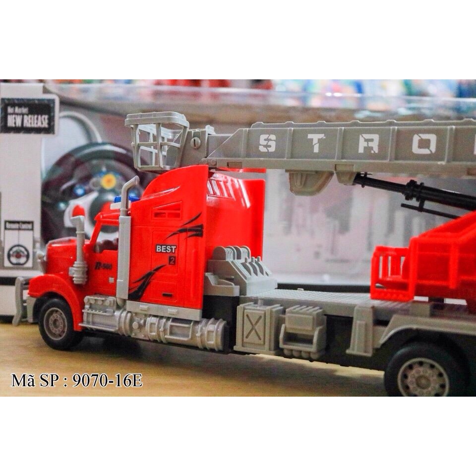 Xe Công Trình Thang Cứu Hỏa Điều Kiển Từ Xa - Max Truck Car Fire Fighting 27MHz RTR Electric RC