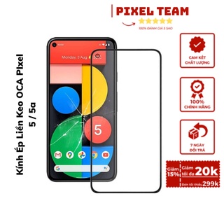 Mặt kính màn hình google pixel 5 5a liền keo oca dành cho kỹ thuật viên ép kính