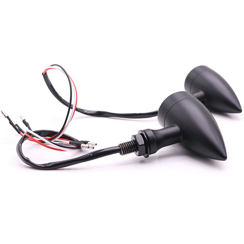 Đèn Led Xi Nhan Màu Hổ Phách 10mm Cho Xe Mô Tô Yamaha