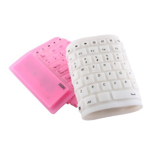 Bàn phím dẻo USB cho PC, Laptop Silicon Chống Nước