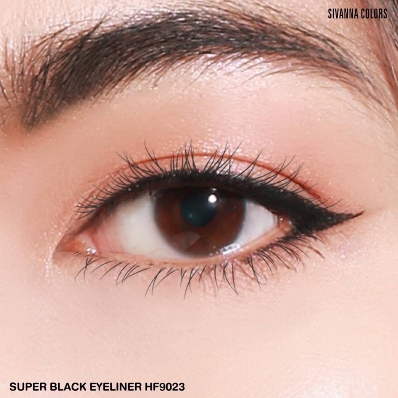 Kẻ mắt không thấm nước, chống mồ hôi Sivanna Super Black Eyeliner HF9023