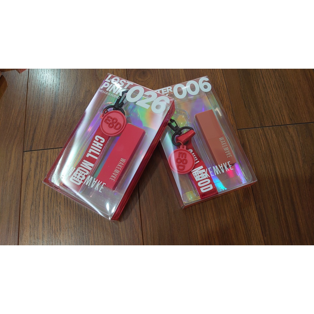 Son lì WakeMake RougeGunZero  Kèm Móc Khóa