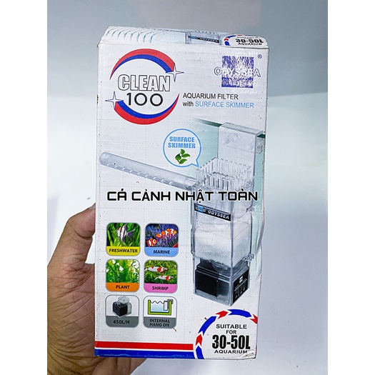 LỌC VÁNG HÚT MẶT HỒ CÁ ODYSSEA CLEAN 100 450L-H