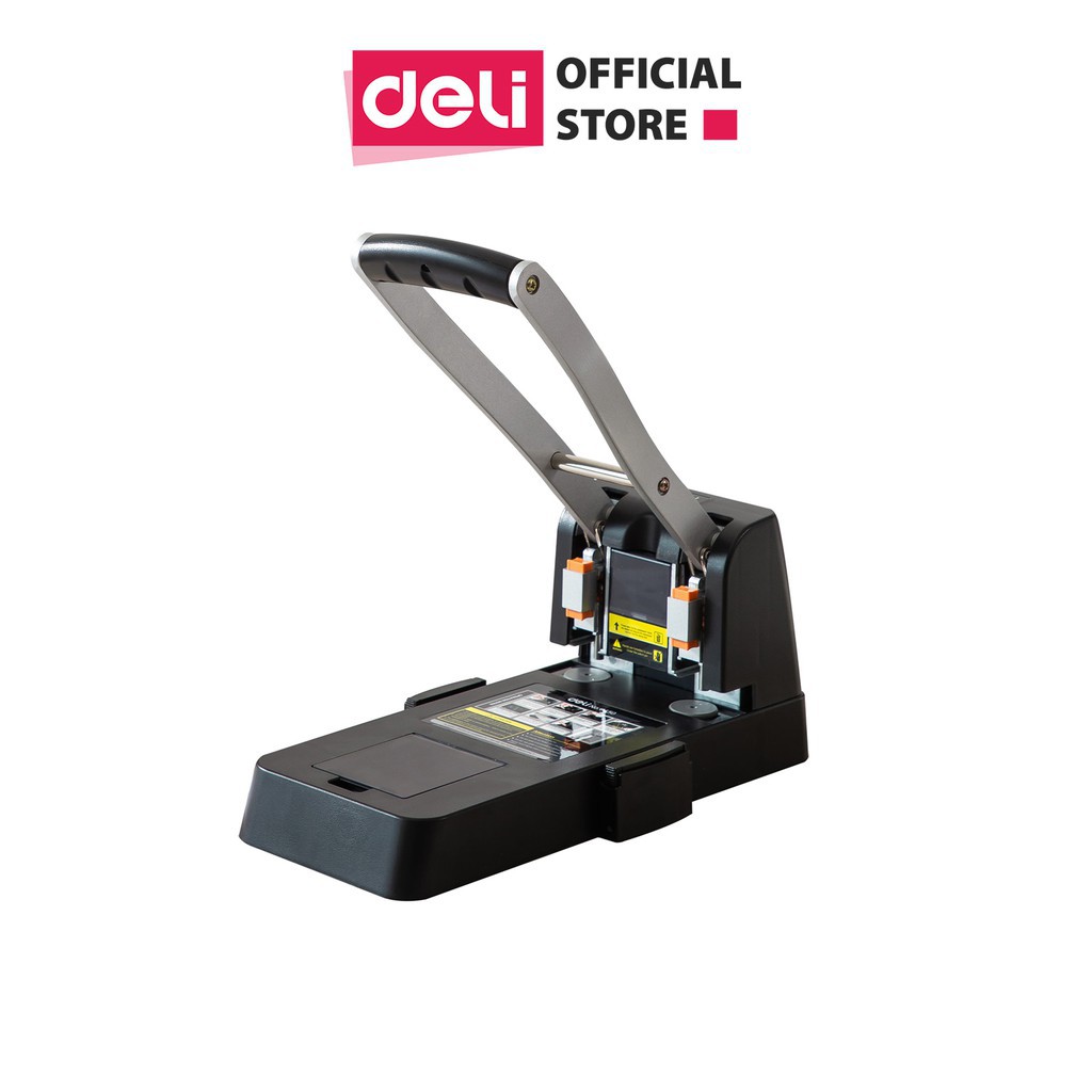 Máy đục lỗ đại 150 tờ Deli, Đen - 1 cái E0150