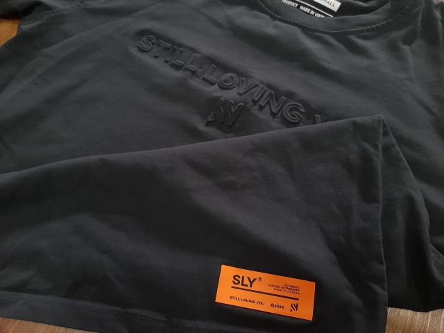 T-SHIRT SIGNATURE GREY - SLY/Áo Thun SLY giá web 350k