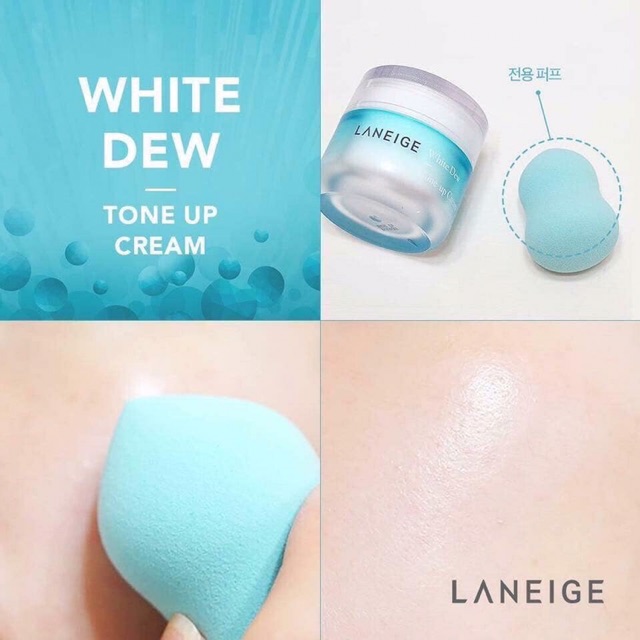 KEM DƯỠNG TRẮNG DA NÂNG TONE LANEIGE WHITE DEW TONE-UP CREAM