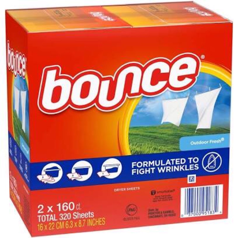 [ Order US có bill] Giấy thơm quần áo Bounce