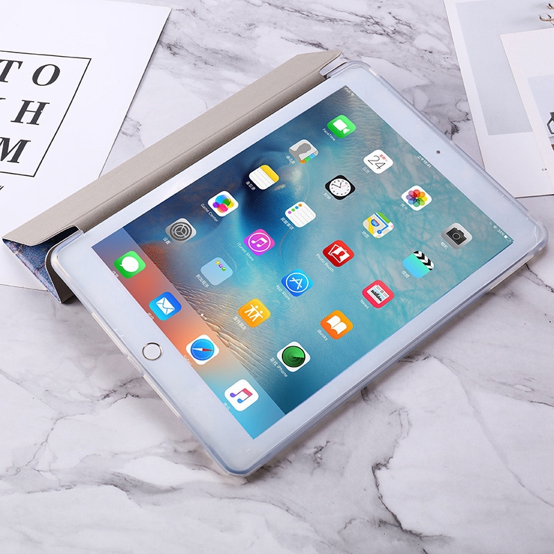 Ốp lưng chất liệu TPU họa tiết đá hoa cương cho iPad 9.7 2018 2017 5/6th iPad 10.2 7th Generation 2019 Air 1/2 Pro 10.5