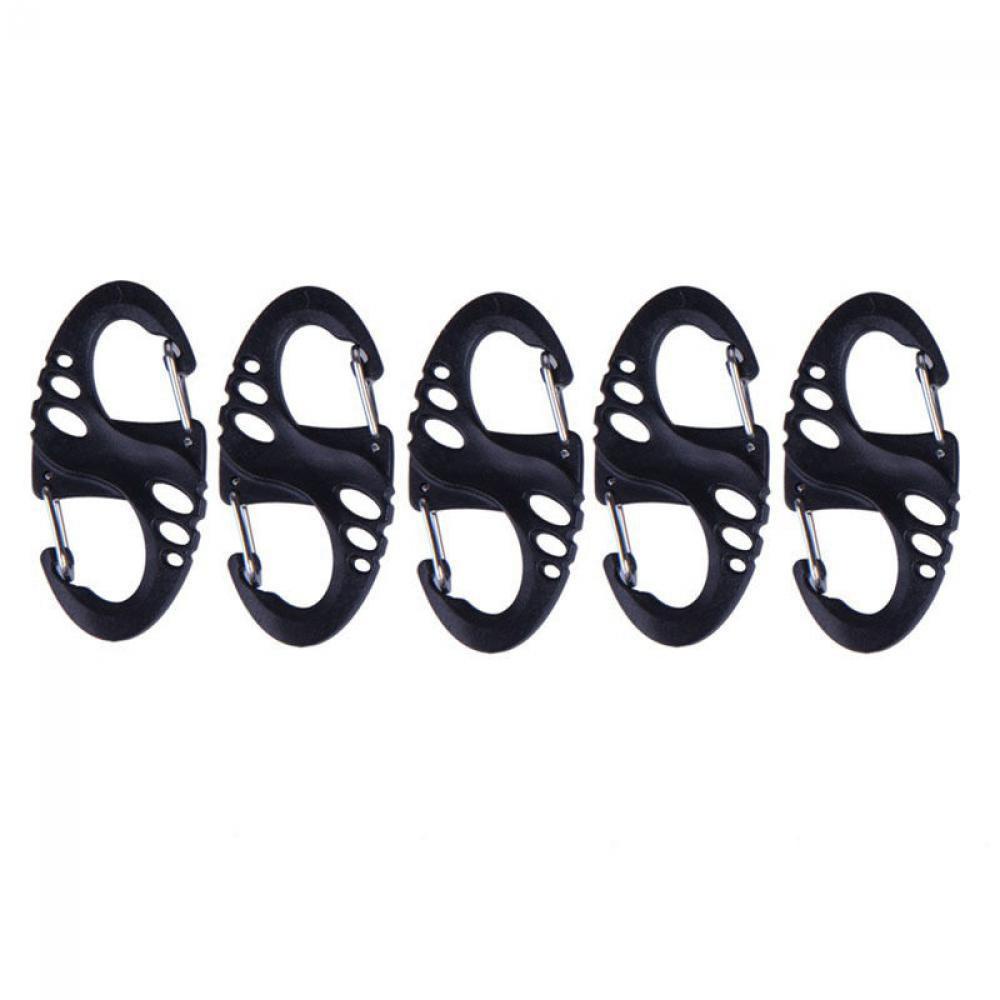 Set 5 / 10 Móc Khóa Chữ S Tiện Lợi Cho Dã Ngoại