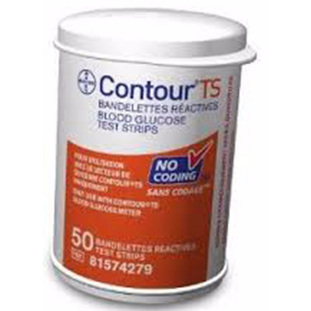 Que Thử Đường Huyết Bayer Contour TS [Hộp 50 và 100 que]