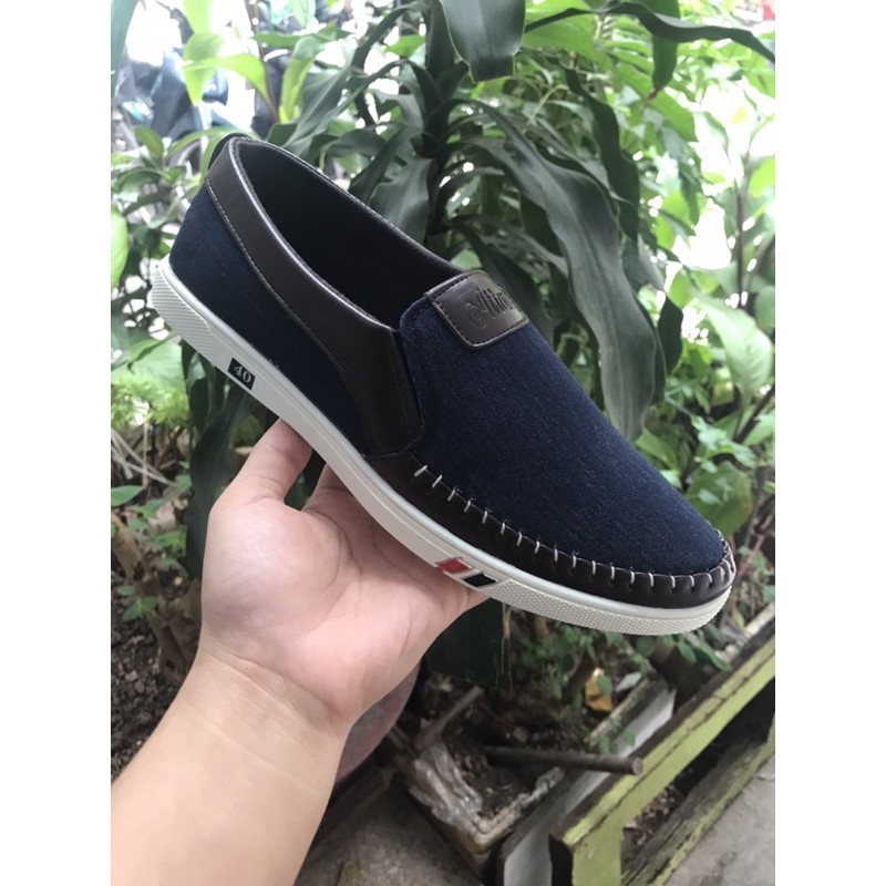 %- Giày vải bò nam slipon | BigBuy360 - bigbuy360.vn