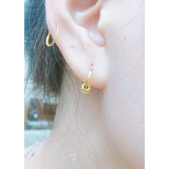 Bông tai bi vàng bé gái