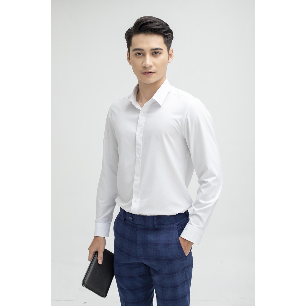 Áo sơ mi trắng dài tay nam Aristino ALSR18