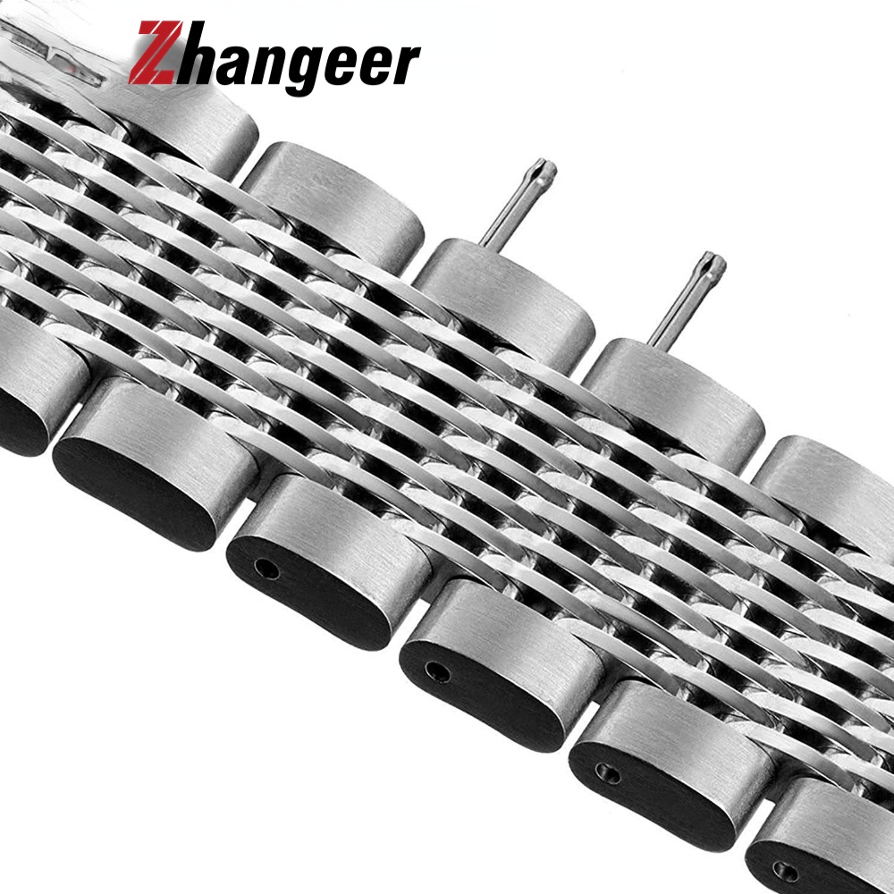 Dây Đeo Đồng Hồ Dạng Lưới Bằng Thép Không Gỉ 18mm 20mm 22mm 24mm