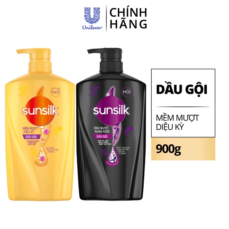 COMBO DẦU GỘI SUNSILK 900G+XẢ 640G SUNSILK