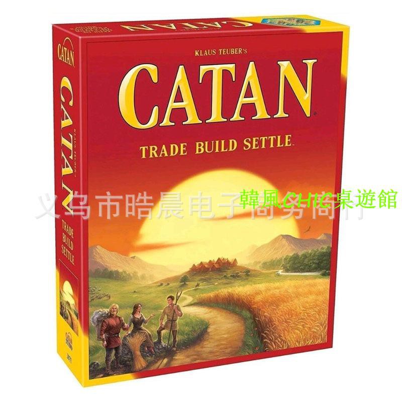 Bộ Thẻ Bài Trò Chơi Catan The Island Tiếng Anh