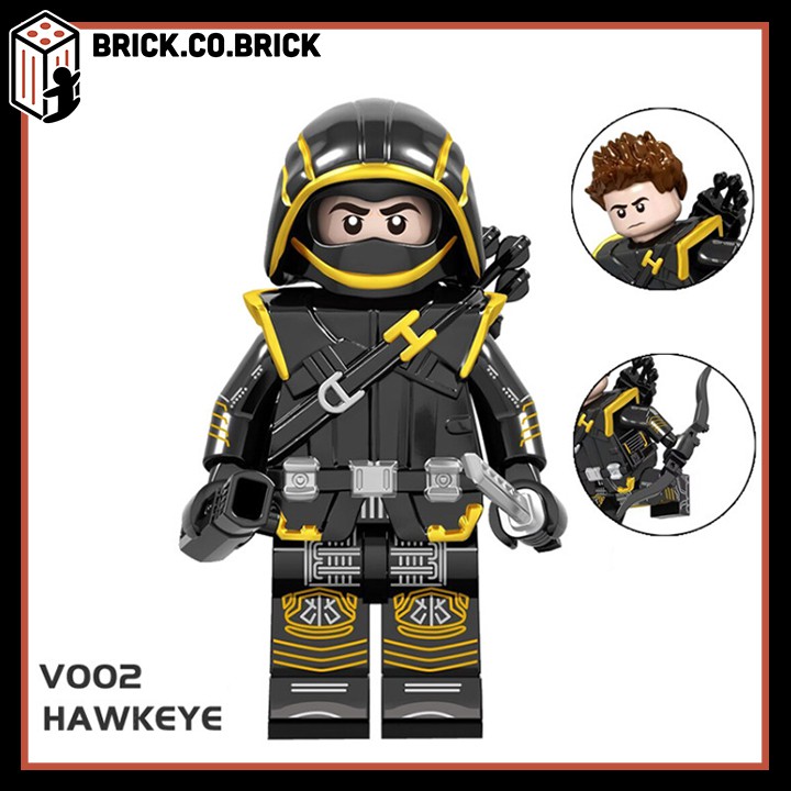 V002 - Đồ chơi lắp ráp minifigures và non lego - Nhân vật Hawkeye trong phim Siêu anh hùng Marvel