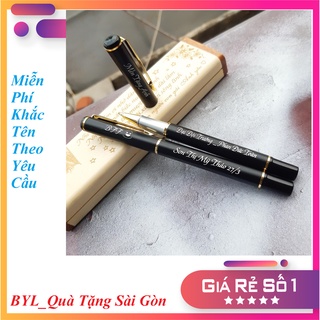 Bút ký khắc tên BYL-001/Bút bi vỏ kim loại/Quà tặng kỷ niệm
