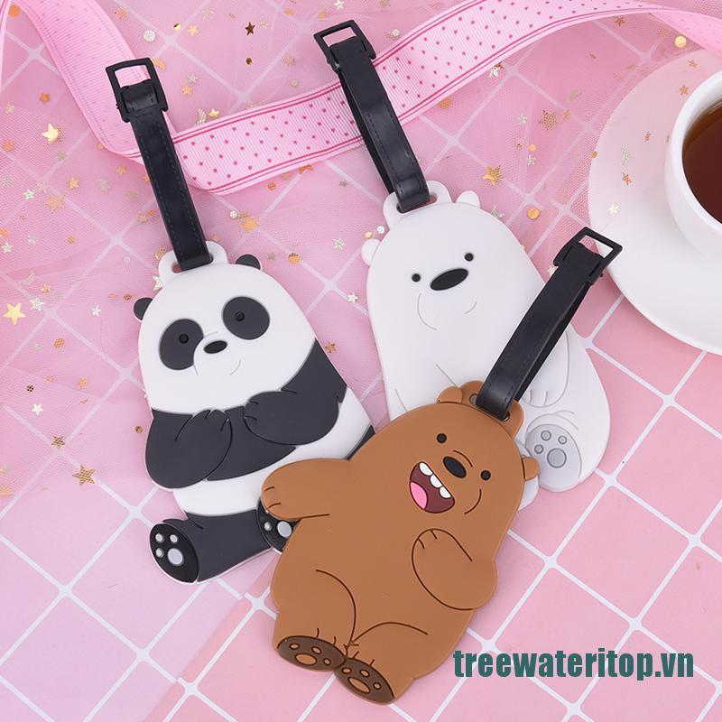 < Ritop < Ritop >Al We Bare Bears Travel Tag Travel Accessories