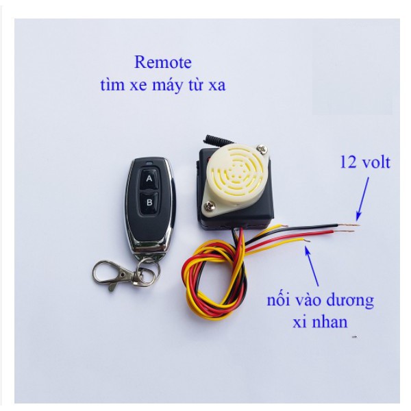 Chìa khóa báo vị trí để xe máy và chống mất trộm