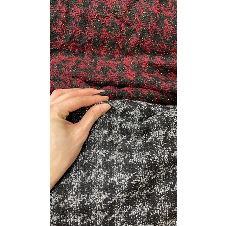 Dạ tweed kẻ răng sói mềm đẹp 180k/2m khổ 1,5