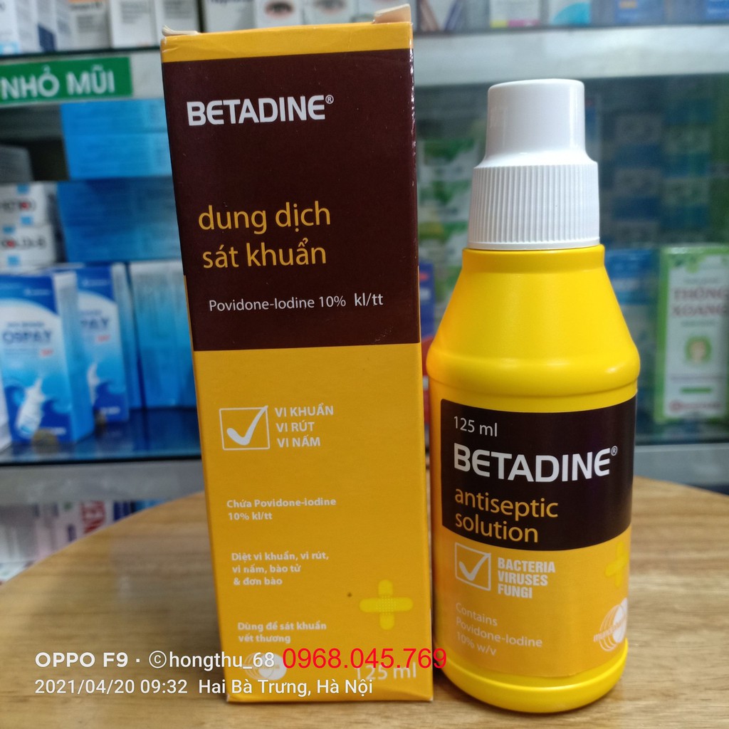 Dung dịch sát khuẩn BETADINE Antiseptic 10%