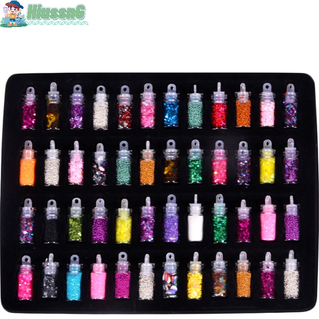 Set 48 Lọ Kim Tuyến 3D Trang Trí Móng Tay