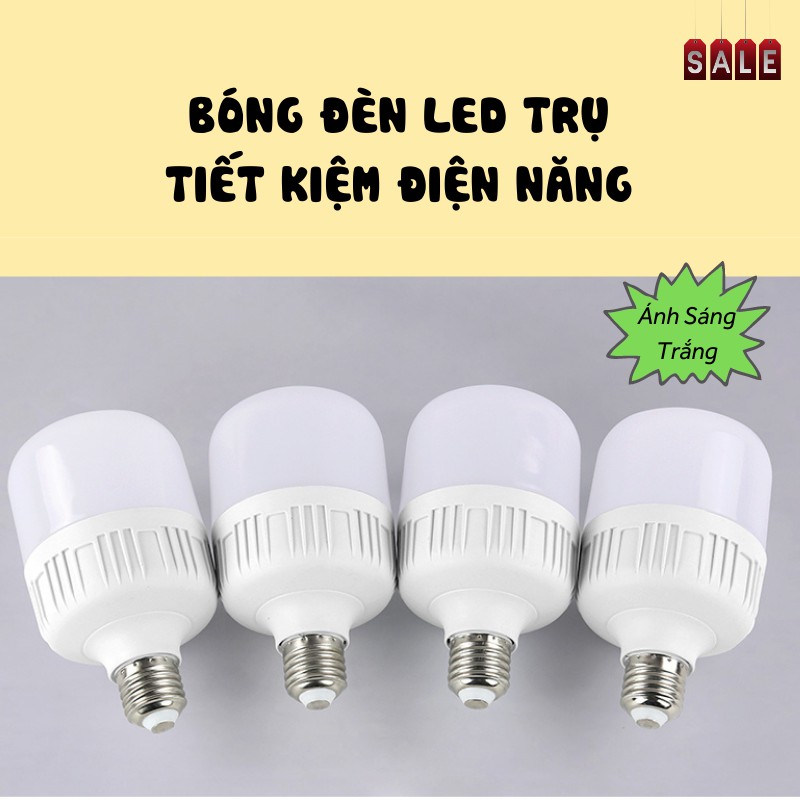 Bóng đèn LED trụ tròn 20W 30W ánh sáng trắng ĐÈN DUY THẮNG