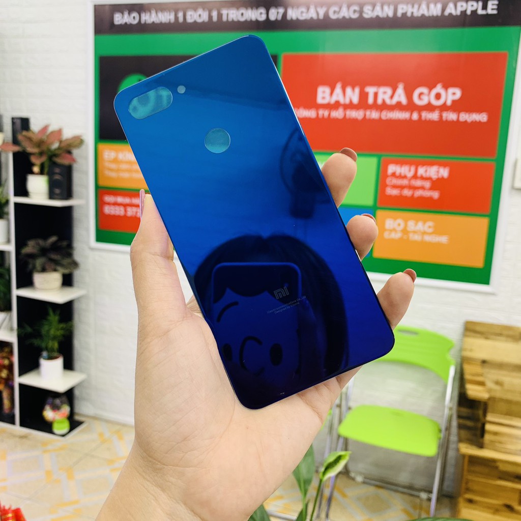 Nắp lưng / kính lưng Xiaomi Mi 8 Lite chính hãng , bảo hành đổi trả