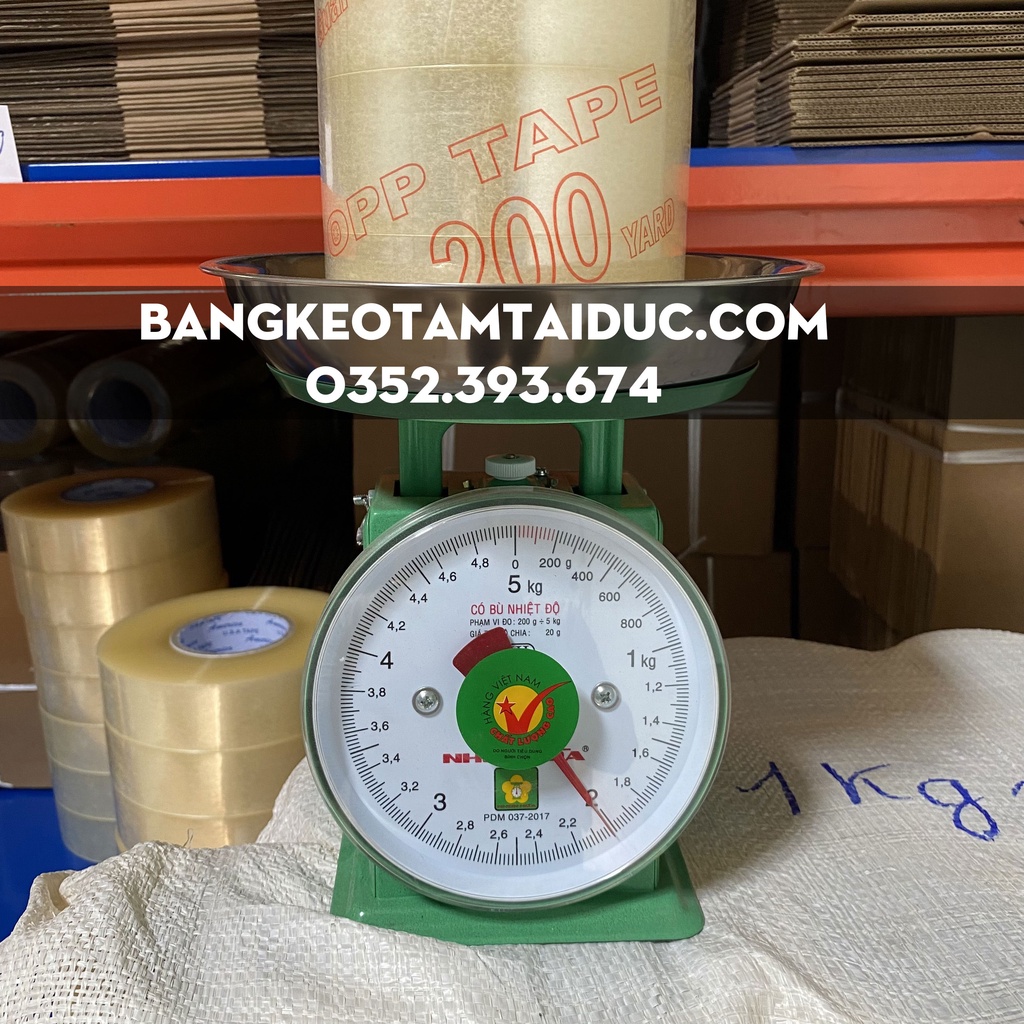 Băng Keo Trong, BK Đục 200 Yard 2 Kg Đóng Gói Dán Hàng