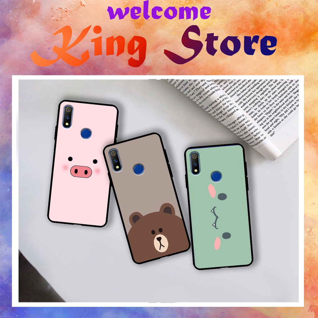 Ốp lưng Oppo Realme 1 - Realme 2 - Realme 3 - Realme 3 Pro - Ốp in hình hoạt hình chibi dễ thương