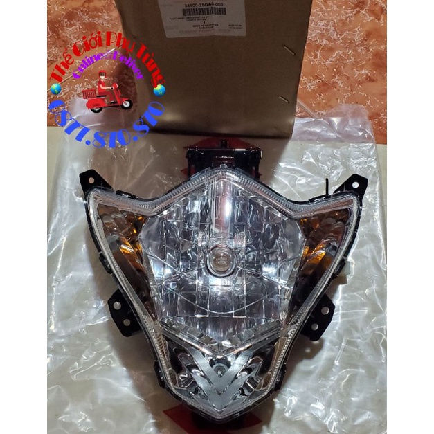 Đèn pha Raider xăng cơ/ đời đầu  zin Suzuki Indonesia  - 35100-25GA0-000