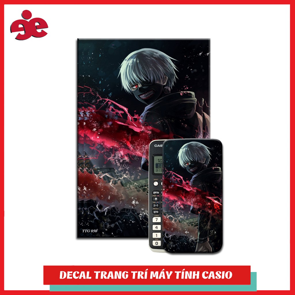 Decal máy tính Casio Nhân Vật Truyện Tranh Tokyo Ghoul 050