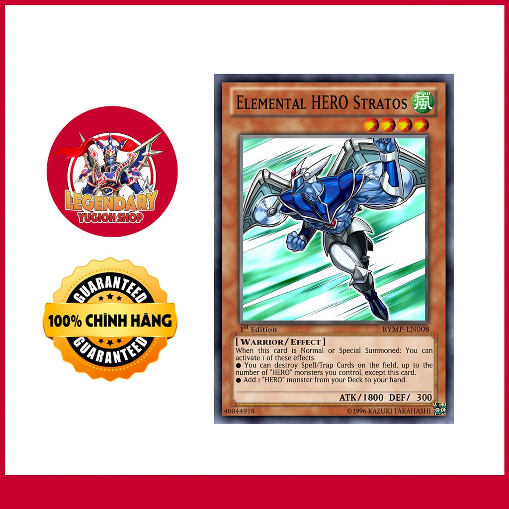 [Thẻ Bài Yugioh Chính Hãng] Elemental Hero Stratos
