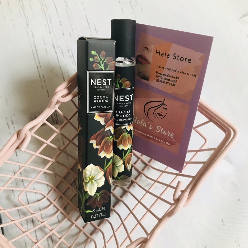 Nest ✨ Nước hoa dạng thanh lăn Cocoa Wood