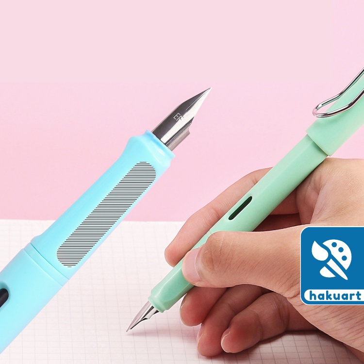 Bút Máy Bơm Mực Ngòi Sắt Luyện Viết Tiếng Trung Nhật Hàn - Văn Phòng Phẩm Haku