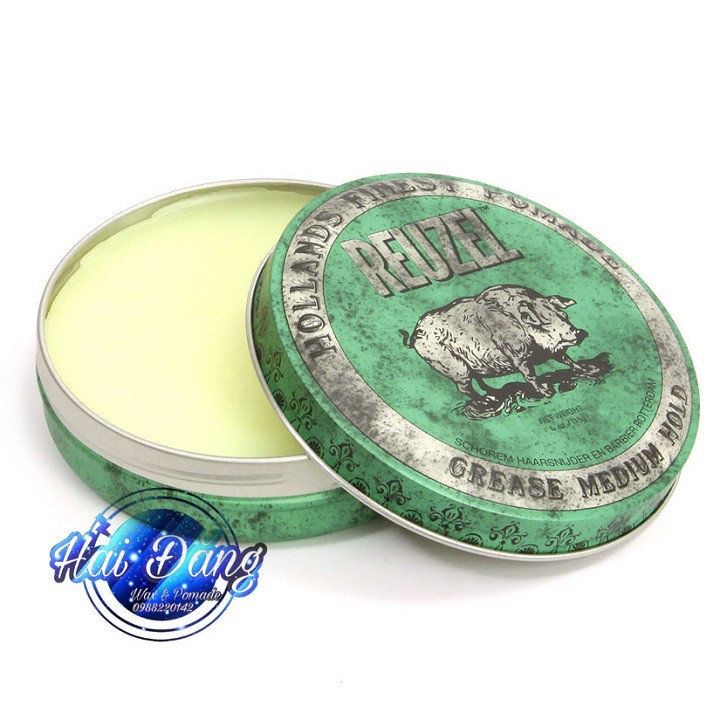 [CHÍNH HÃNG] [NHẬP KHẨU] Sáp Pomade Reuzel Green 113g | Hàng chính hãng nhập khẩu từ Hà Lan