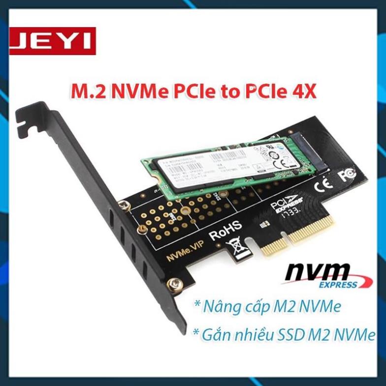 Card PCI E 4x, 8X...chuyển NVME M2 Adapter JEYI_SK4(cắm thêm nvme trên khe pci)