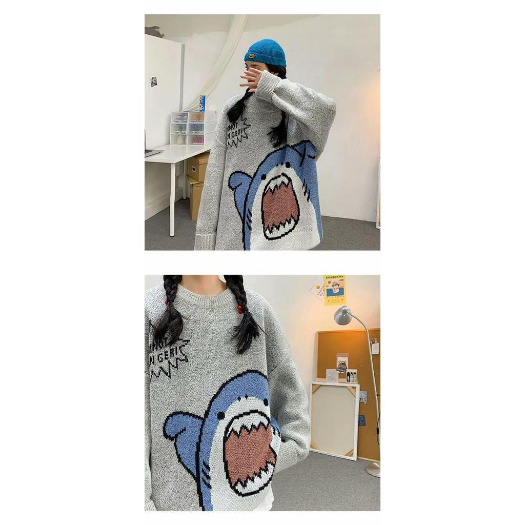 Áo Nỉ Tay Dài In Hình Hoạt Hình Phong Cách Nhật Bản Trẻ Trung Với 3 Màu Tuỳ Chọn