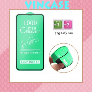 Kính cường lực iphone full màn 100D DẺO  6/6plus/6s/6s plus/6/7/7plus/8/8plus/x/xs/xr/xsmax/11/11pro/11promax-vincase